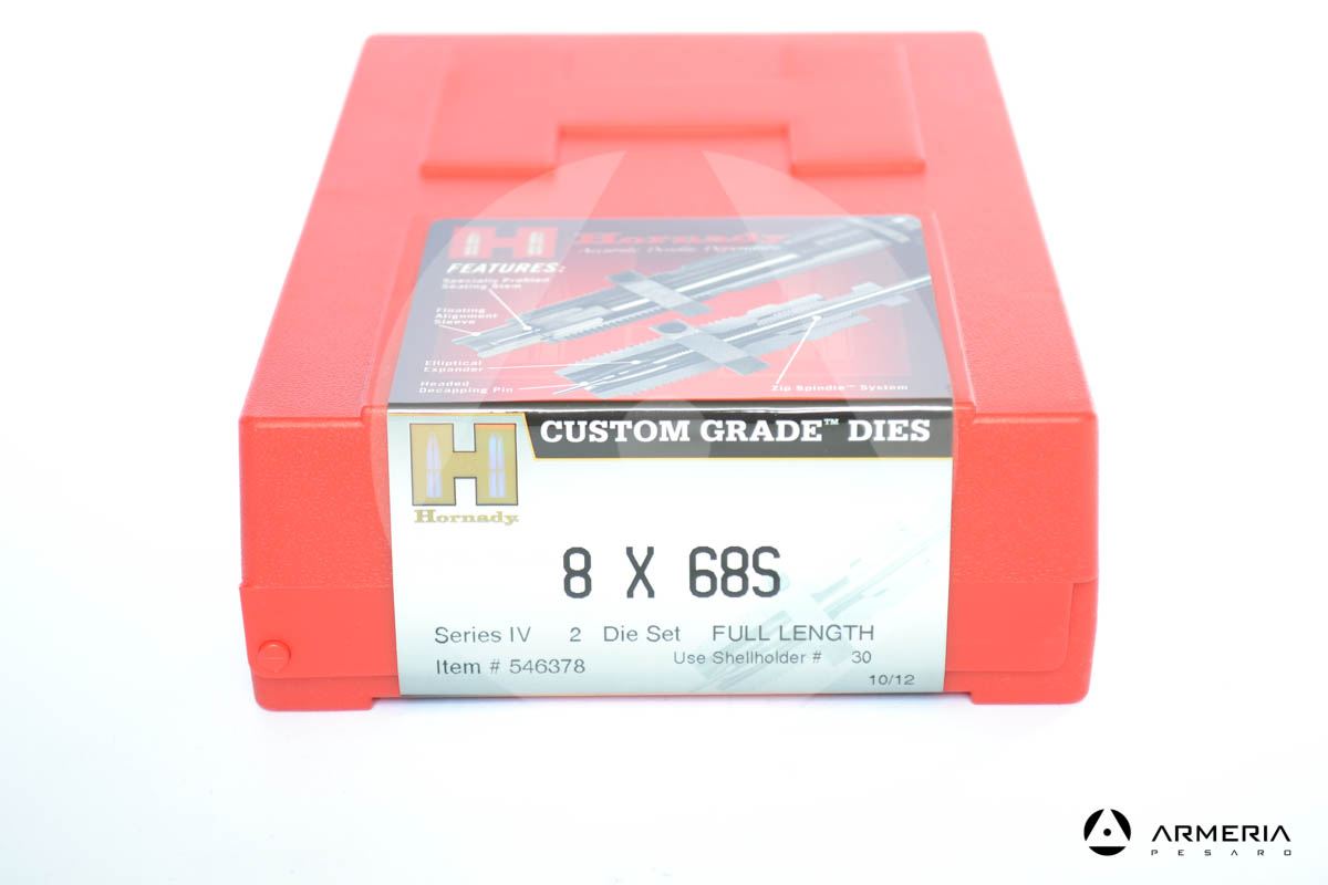 Dies Hornady calibro 8x68S - 2 Die Set - full length- series 4 - #546378 -0