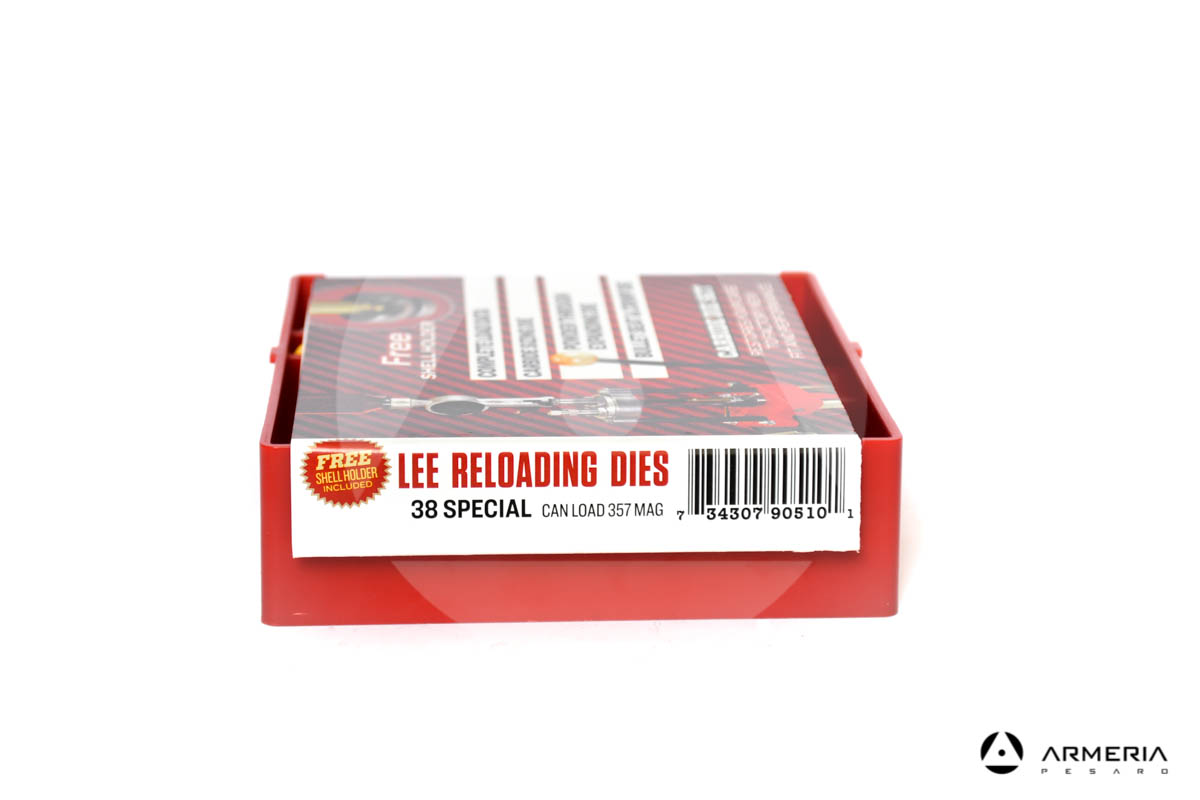 Dies Lee Reloading calibro 38 special - can load 357 Mag - Carbide Die Set - Shell Holder omaggio