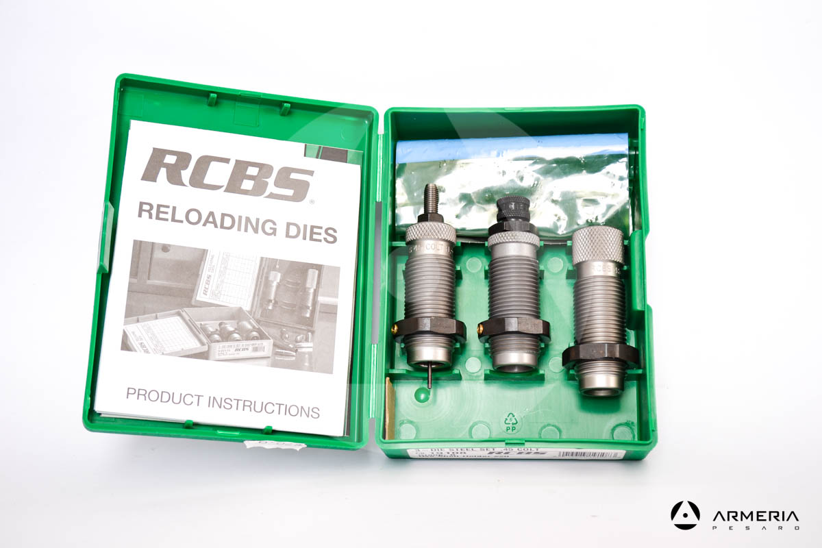 Dies RCBS 3-DIE Steel Set calibro .45 COLT - Gruppo B - #19108 -1