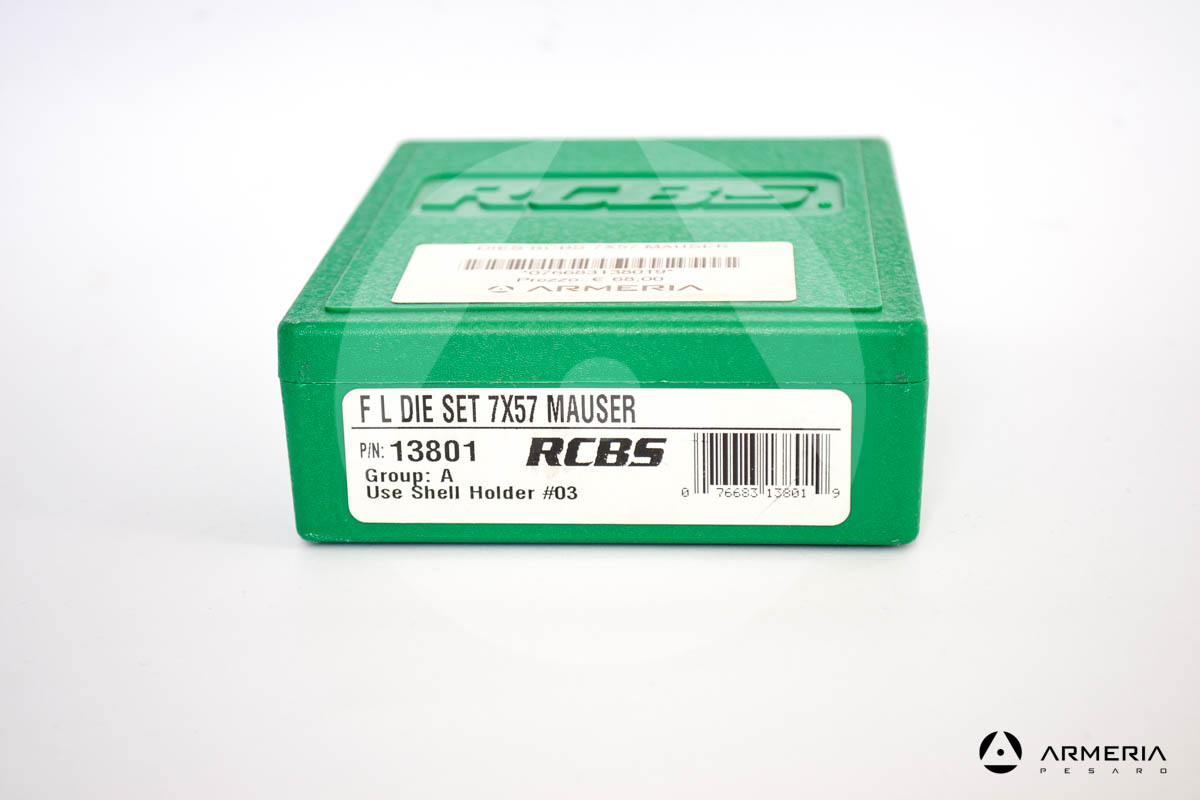 Dies RCBS F L DIE Set calibro 7x57 Mauser - Gruppo A - #13801 -0