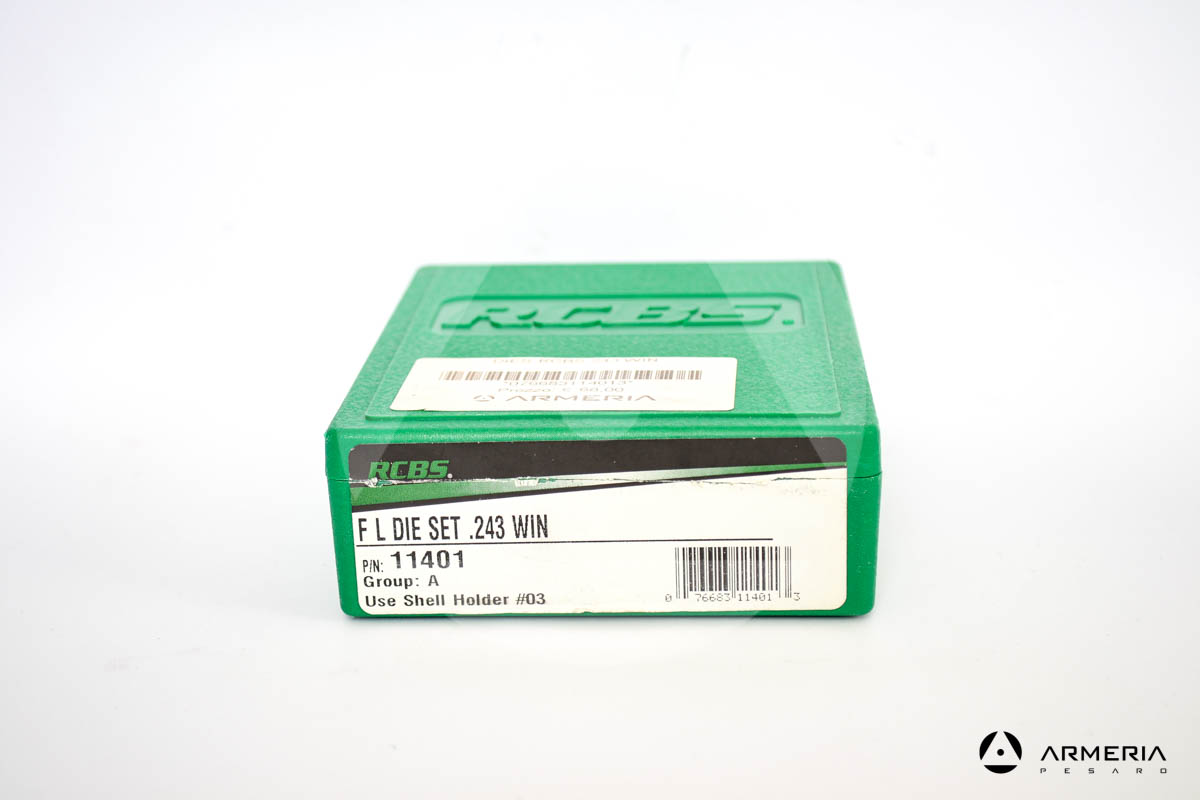 Dies RCBS F L Die Set calibro .243 Win - Gruppo A - #11401 -0