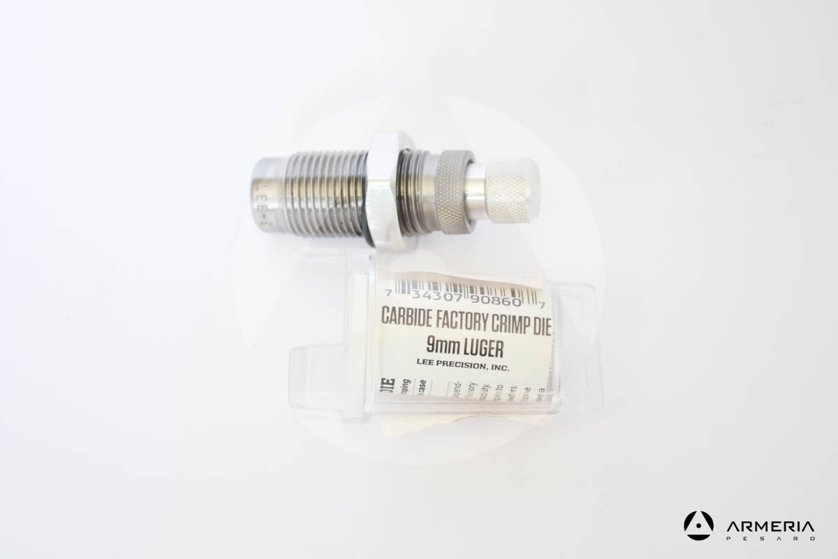 Factory Crimp die Carbide Lee calibro 9 mm Luger