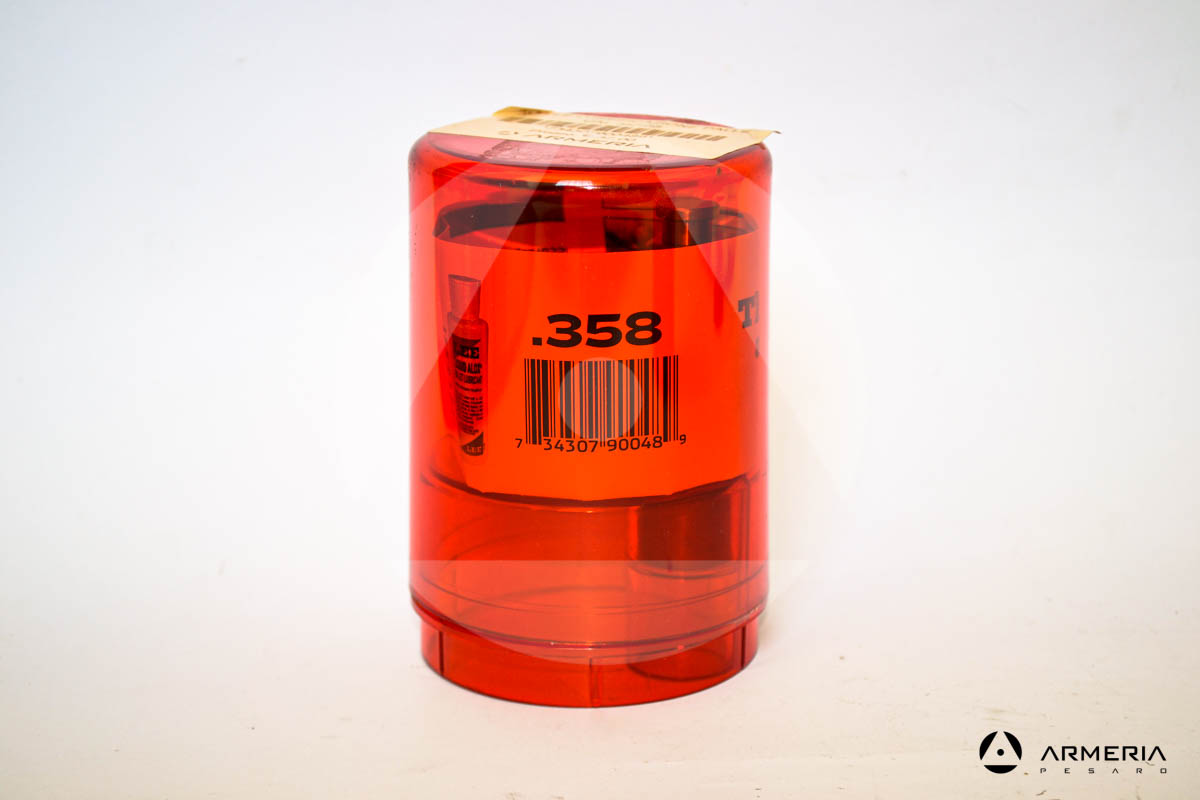 Kit trafilatore e lubrificazione palle Lee bullet sizing kit calibro 357 e 38 pack