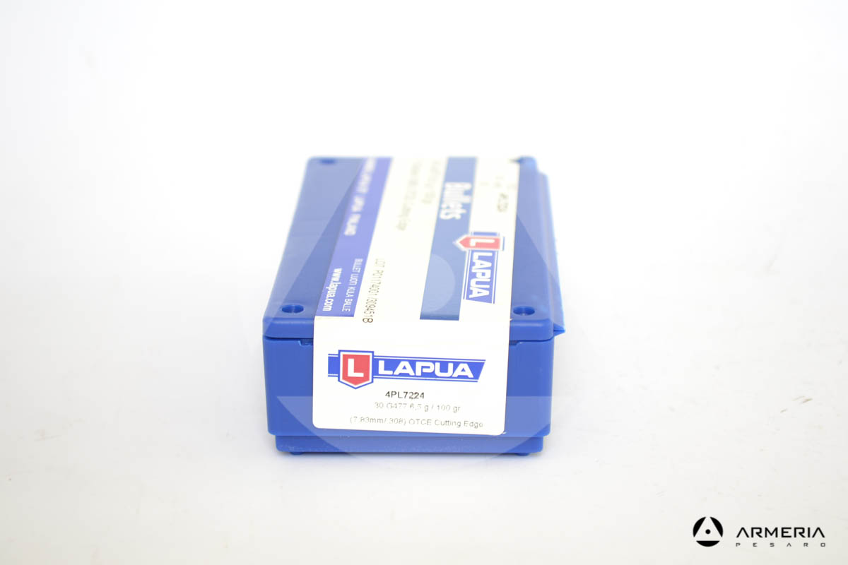 Palle ogive Lapua calibro 30 G477 100 grani OTCE Cutting Edge - 100 pz #4PL7224