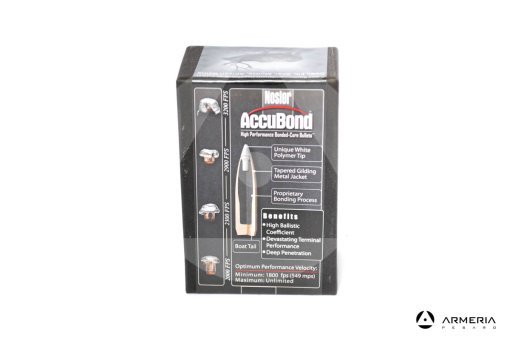 Palle ogive Nosler Accubond calibro 25 .257" - 110 grani - 50 pezzi #53742