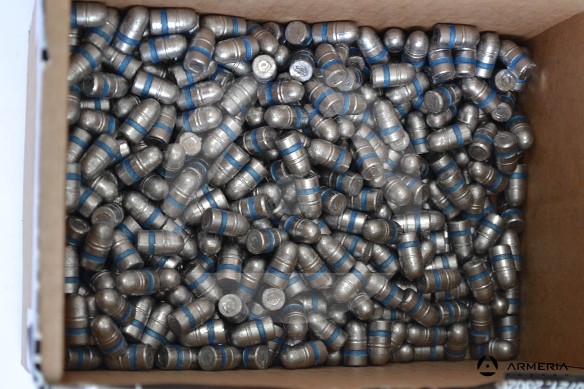 Palle ogive Romana Metalli calibro 38 RN - 155 grani - 1000 pz