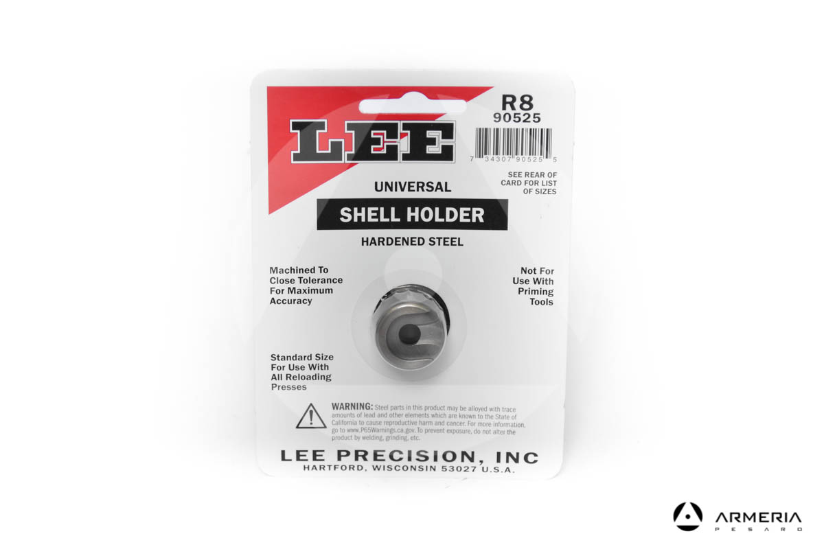 Shell Holder Lee R8 _ universale per pressa