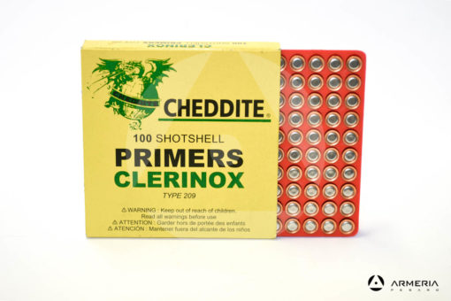 Inneschi Cheddite Primers Clerinox CX 2000 Type 209 - 100 pz