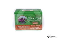 Palle Sierra Pro Hunter calibro 30 .308 dia – 110 gr grani RN – 100 pezzi #2100