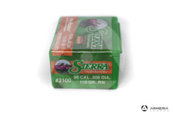 Palle Sierra Pro Hunter calibro 30 .308 dia – 110 gr grani RN – 100 pezzi #2100 mod