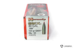 Palle ogive Hornady GMX cal. 30 .308″ – 150 grani gmx – 50 pezzi #30370 mod