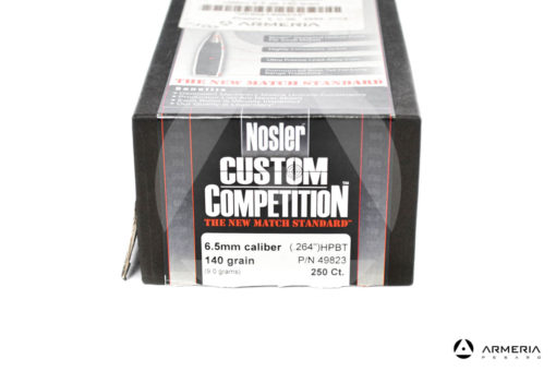 Palle ogive Nosler Custom Competition calibro 6.5mm .64" - 140 grani #49823 modello