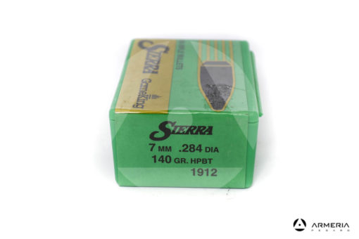Palle ogive Sierra GameKing calibro 7 mm .284 dia – 140 gr grani HPBT – 100 pezzi #1912 mod