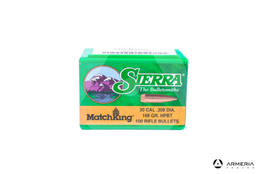 Palle ogive Sierra MatchKing calibro 30 .308 dia – 180 grani HPBT 100 pz 2220