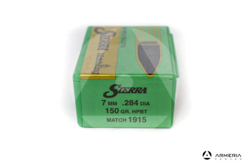 Palle ogive Sierra MatchKing calibro 7 mm .284 dia – 150 gr grani HPBT – 100 pezzi #1915 mod