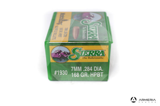 Palle ogive Sierra MatchKing calibro 7 mm .284 dia – 168 gr grani HPBT – 100 pezzi #1930 mod