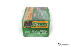 Palle ogive Sierra Palma MatchKing calibro 30 .308 dia – 155 gr grani HPBT – 100 pezzi #2156 mod