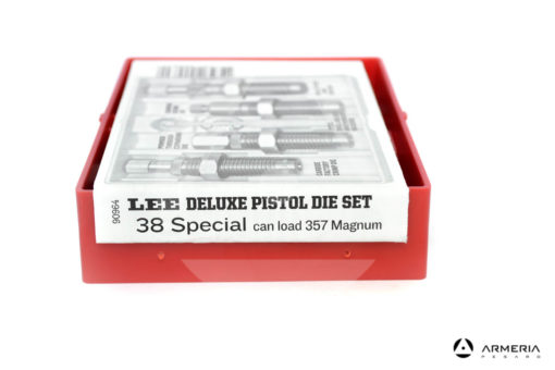 Dies Lee Deluxe Pistol calibro 38 special - 4 dies - can load 357 Magnum - Shell Holder omaggio