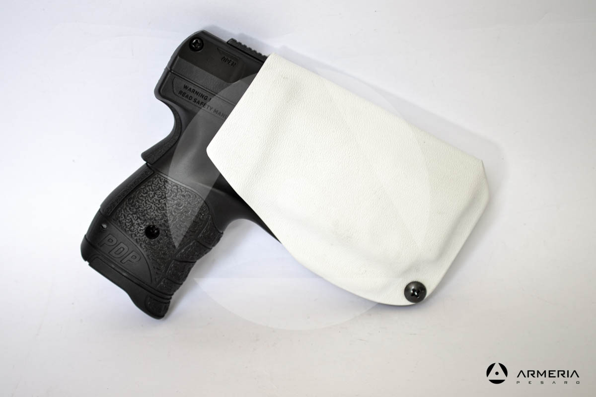 Fondina Vega Holster bianca per pistola di difesa personale Umarex Walther PDP Pro Secur