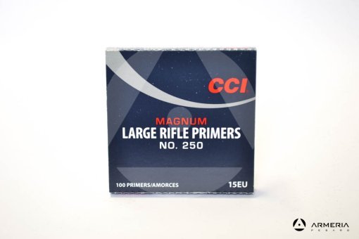 Inneschi CCI Magnum Large Rifle Primers n. 250 - 100 pz - 15EU Inneschi CCI Magnum Large Rifle Primers n. 250 - 100 pz - 15EU