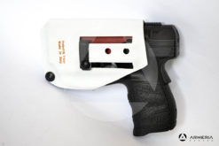 Fondina Vega Holster bianca per pistola di difesa personale Umarex Walther PDP Pro Secur retro