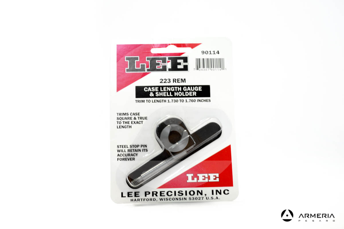 Asta tornitura bossoli Lee Precision calibro 223 Rem e Shell Holder #90114
