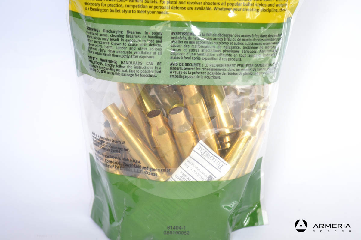 Bossoli Remington calibro 308 Win - Unprimed Cases - 50 pezzi-1