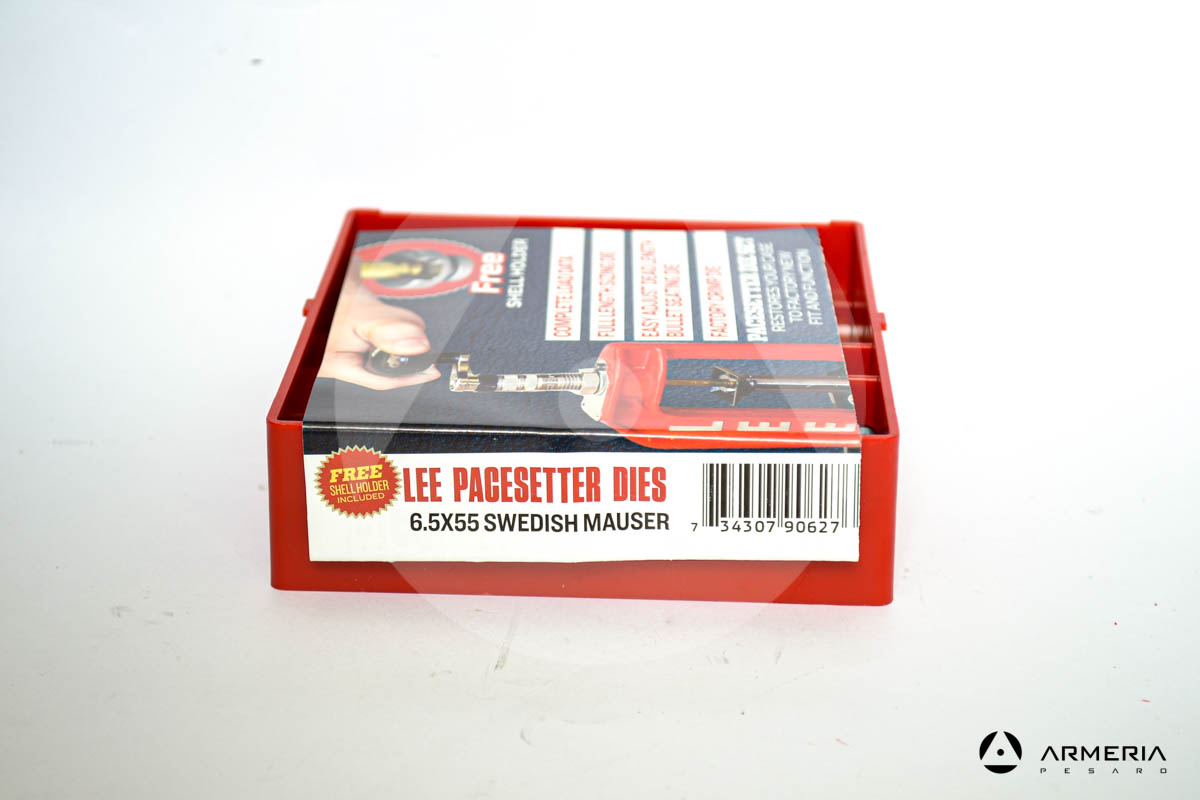 Dies Lee Pacesetter calibro 6.5x55 Swedish Mauser - Shell Holder omaggio -0