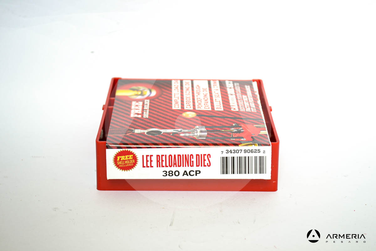 Dies Lee Reloading calibro 380 AUTO - ACP - Shell Holder omaggio -0