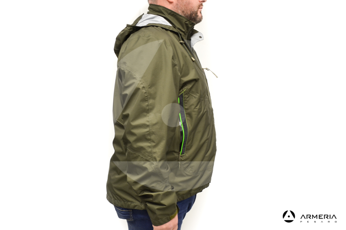 Giacca antipioggia Trabaldo Avalon Green Taglia Extra Large lato Giacca antipioggia Trabaldo Avalon Green Taglia Extra Large lato