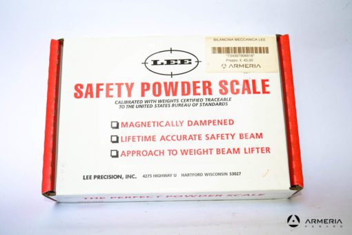 Bilancina meccanica Lee Precision safety powder scale contenuto imballo