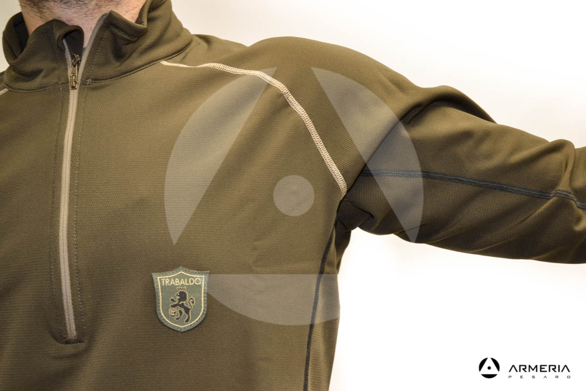 Polo tecnica a lupetto Trabaldo Wolf Thermotech taglia L macro