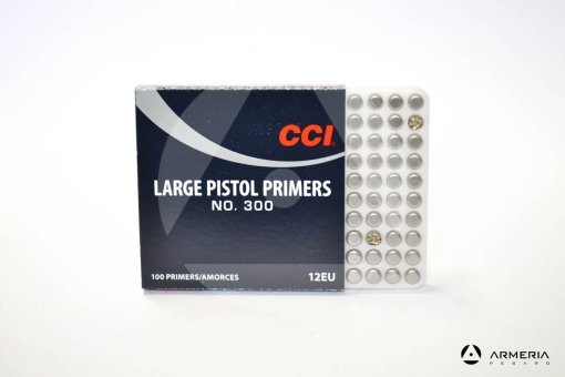 Inneschi CCI Large Pistol Primers n. 300 - 100 pz 12EU
