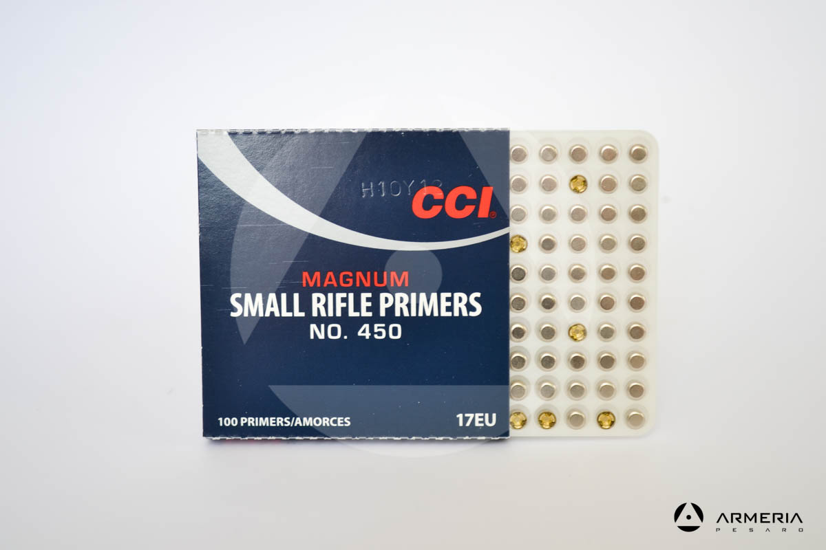 Inneschi CCI Magnum Small Rifle Primers n. 450 - 100 pz - 17EU -1