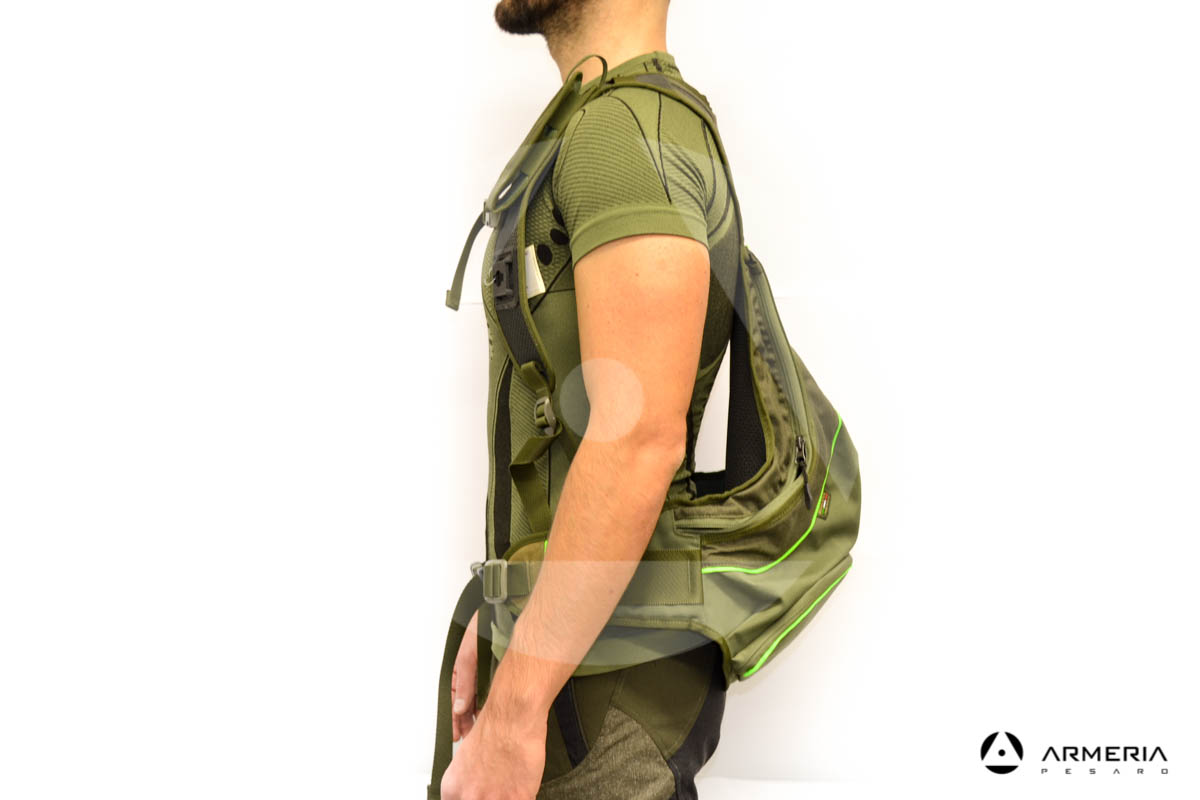 Trisacca Gilet Riserva Equipaggiamento Caccia con zaino taglia Unica lato