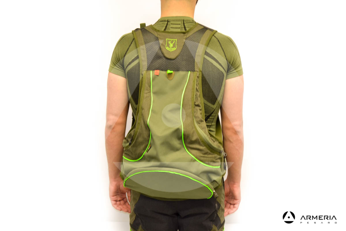 Trisacca Gilet Riserva Equipaggiamento Caccia con zaino taglia Unica retro