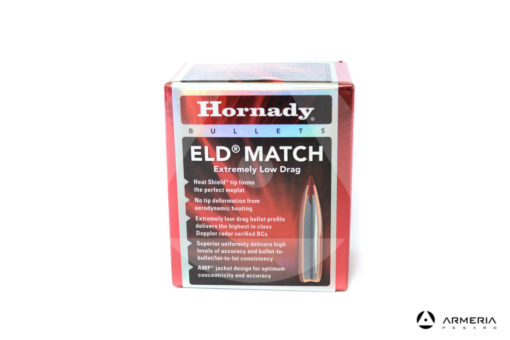 Palle ogive Hornady ELD Match cal. 30 .308″ – 168 grani – 100 pezzi #30506