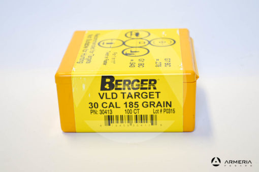 Palle ogive Berger VLD Target calibro 30 - 185 grani - 100 pezzi_1 -1