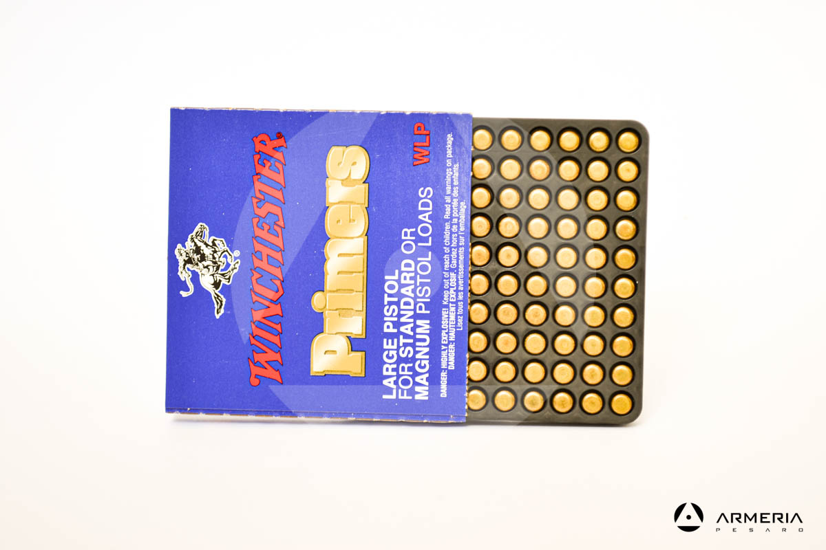 Inneschi Winchester Primers Large Pistol WLP for standard or magnum pistol loads-1
