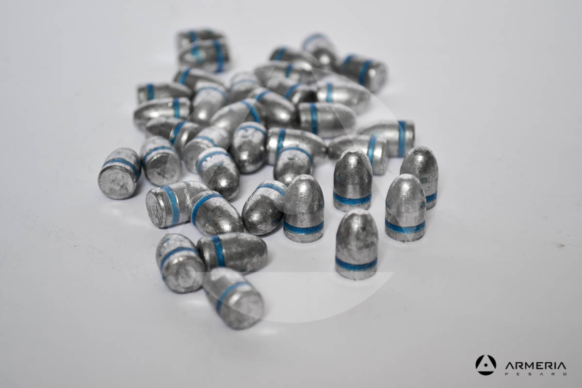 Palle ogive Romana Metalli calibro 9 - 125 grani RN - 1000 pezzi