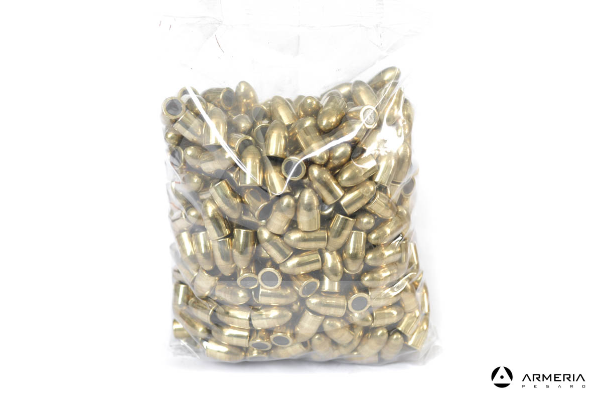 Palle ogive per pistola Fiocchi calibro 9x21 123 grani FMJ - 500 pezzi