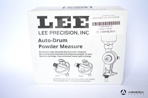 Dosatore Lee Precision Auto-Drum powder measure #90811 imballo