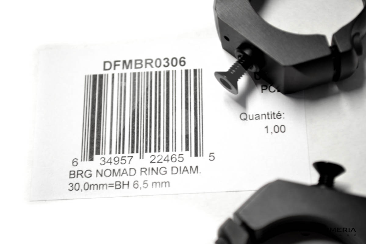 Anelli Browning Nomad per ottica diametro 30 #DFMBR0306 modello