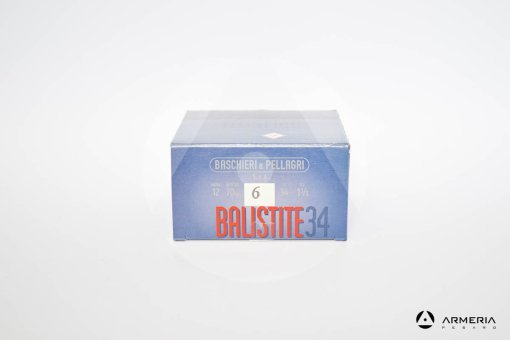 B&P Baschieri e Pellagri Balistite 34 calibro 12 - Piombo 6 - 25 cartucce modello
