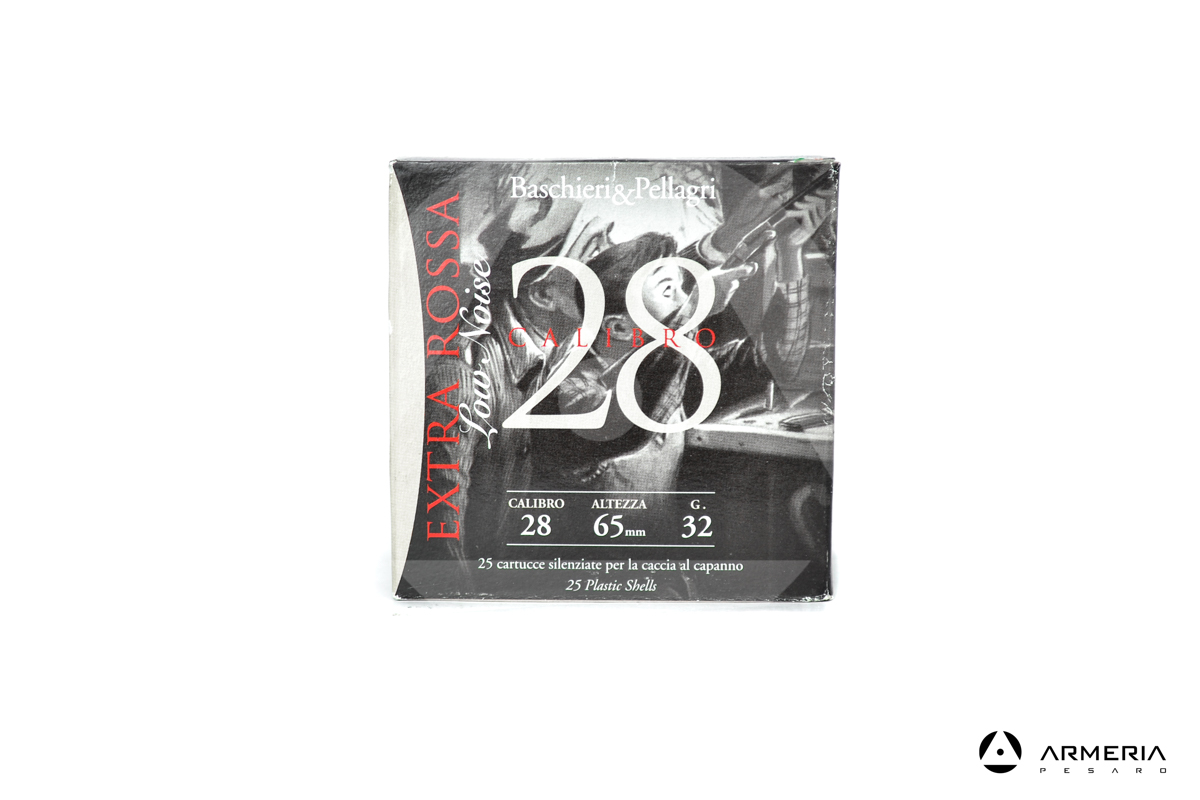 B&P Baschieri e Pellagri Extra Rossa Low Noise calibro 28 Piombo 8 - 25 cartucce