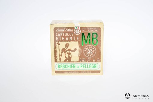 B&P Baschieri e Pellagri MB Gigante Special Edition calibro 12 - Piombo 8 - 25 cartucce