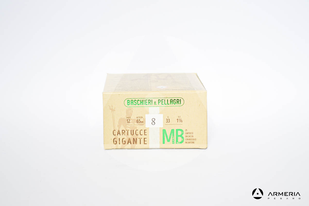 B&P Baschieri e Pellagri MB Gigante Special Edition calibro 12 - Piombo 8 - 25 cartucce modello