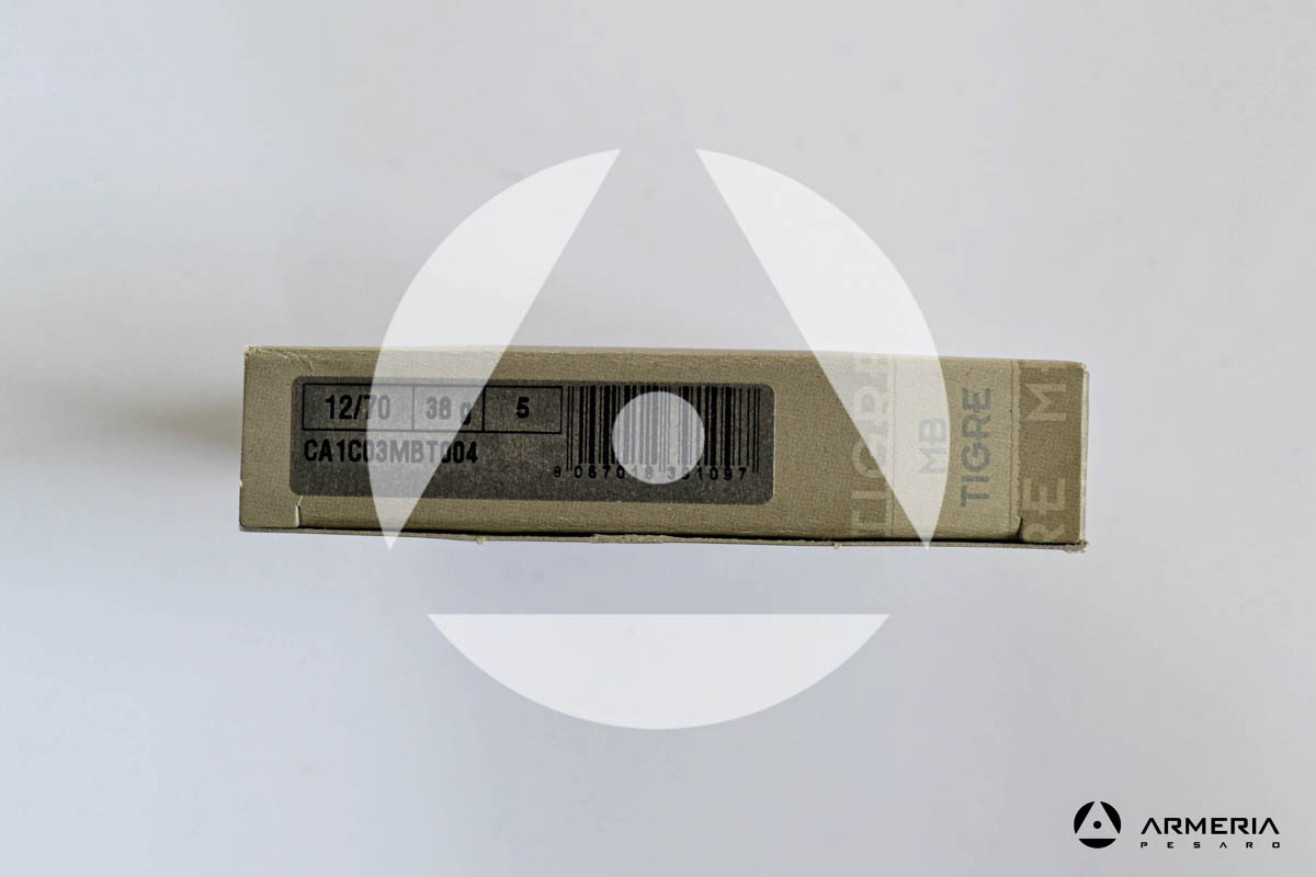 B&P Baschieri e Pellagri MB Tigre Special Edition calibro 12 - Piombo 5 - 10 cartucce_1 lato