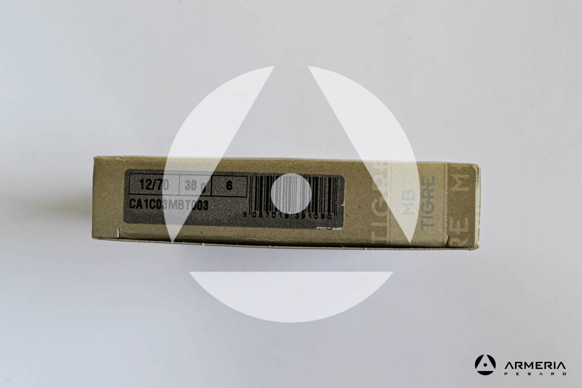 B&P Baschieri e Pellagri MB Tigre Special Edition calibro 12 - Piombo 6 - 10 cartucce_1 lato