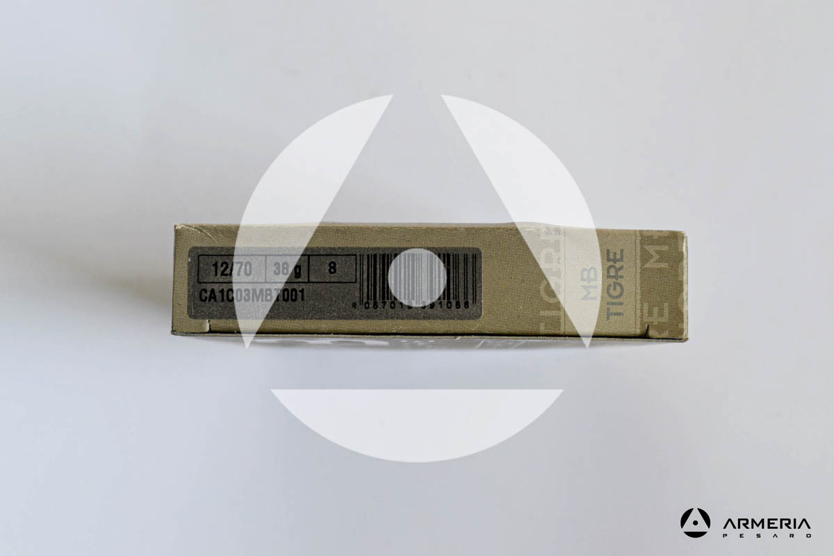 B&P Baschieri e Pellagri MB Tigre Special Edition calibro 12 - Piombo 8 - 10 cartucce_1 lato